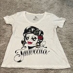 Cream Graphic Short Sleeve Tee